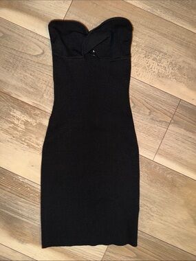 h&m strapless black dress The Tube Dress: Cotton Jersey Black XXL
